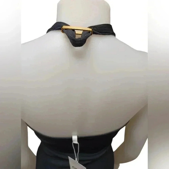 Only NWT Black Sleeveless Bodycon Mini Dress Size  Medium - Picture 5 of 8